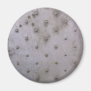 Grunge Steel Sheet with Rivets Magnet