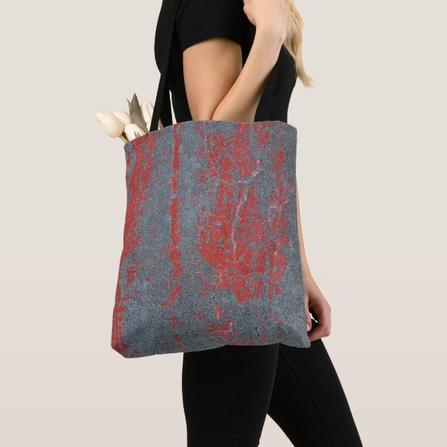 Grunge stone texture tote bag (Close Up)