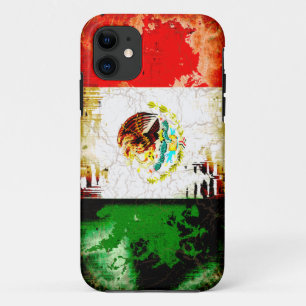 Grunge Style Mexico Flag iPhone 11 Case
