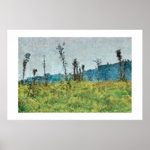 Grunge Style Nature Artwork Poster