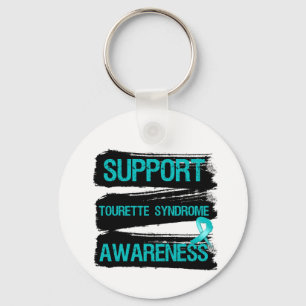 Grunge - Support Tourette Syndrome Awareness Key Ring