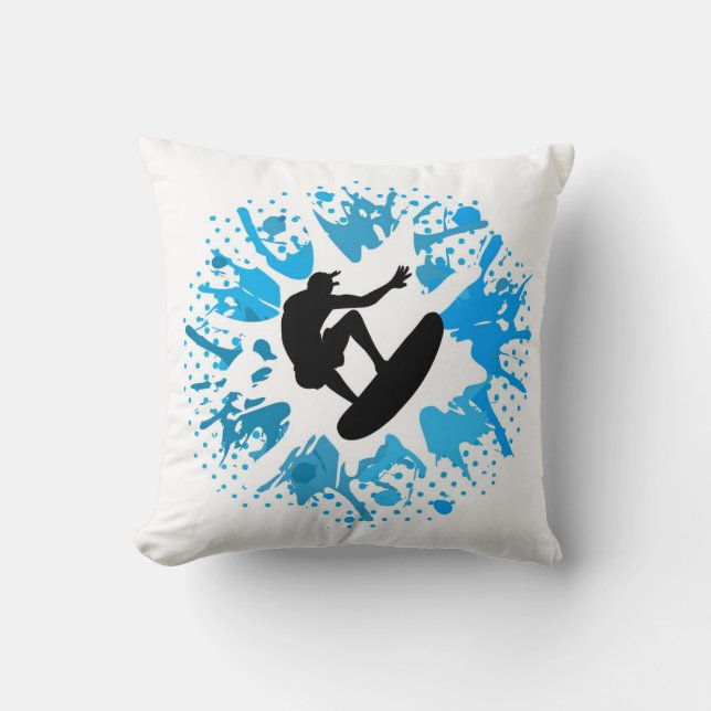 Grunge surfer cushion (Front)