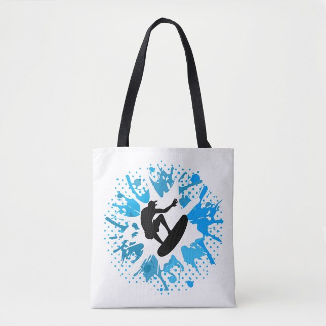Grunge surfer tote bag (Front)