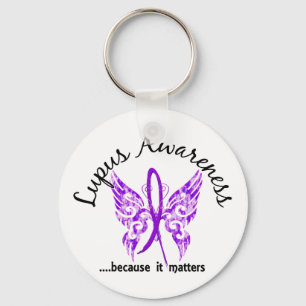 Grunge Tattoo Butterfly 6.1 Lupus Key Ring