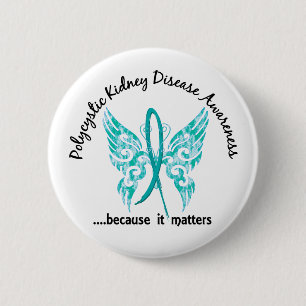 Grunge Tattoo Butterfly 6.1 PKD 6 Cm Round Badge