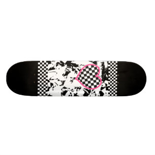 Grunge Tattoo Heart Skateboard