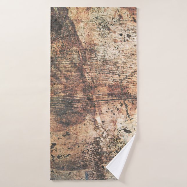 Grunge texture grunge texture wall bath towel (Bath Towel)