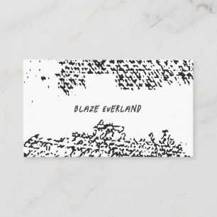 Grunge Tracks Personalized Appointment Cards