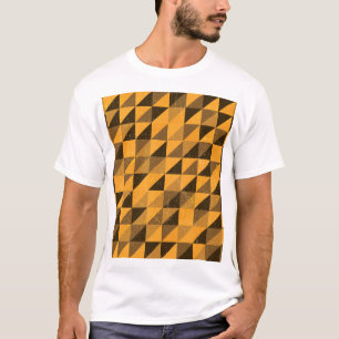 Grunge Triangle: Abstract Pattern Design T-Shirt