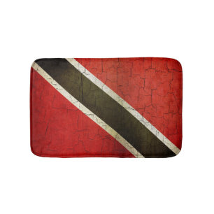 Grunge Trinidad And Tobago Flag Bath Mat