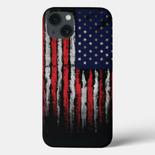 Grunge U.S.A flag iPhone 13 Case