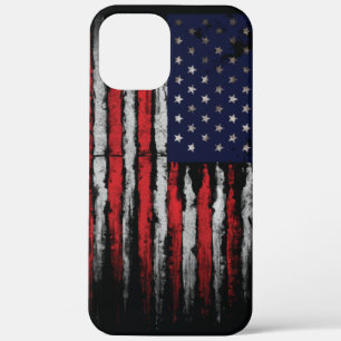 Grunge U.S.A flag iPhone 12 Pro Max Case