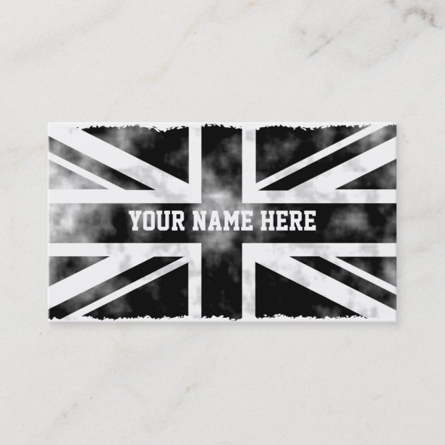 Grunge UK Business Card (Front)