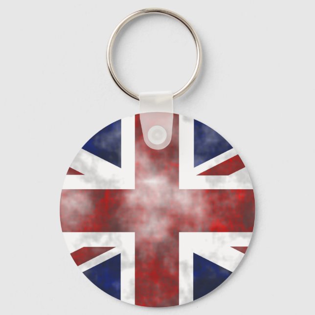 Grunge Uk Key Ring (Front)