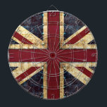 Grunge Union Jack Dartboard<br><div class="desc">Grunge union jack</div>