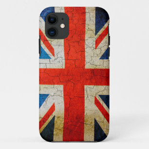 Grunge United Kingdom flag iPhone 11 Case