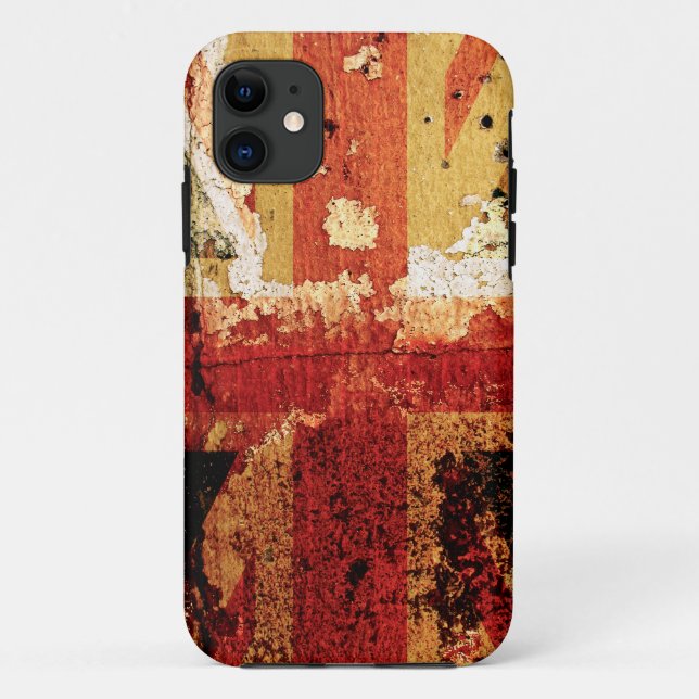 Grunge United Kingdom flag Case-Mate iPhone Case (Back)