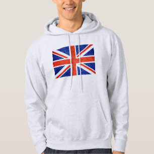 Grunge United Kingdom Flag Hoodie