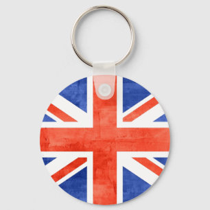 Grunge United Kingdom Flag Key Ring