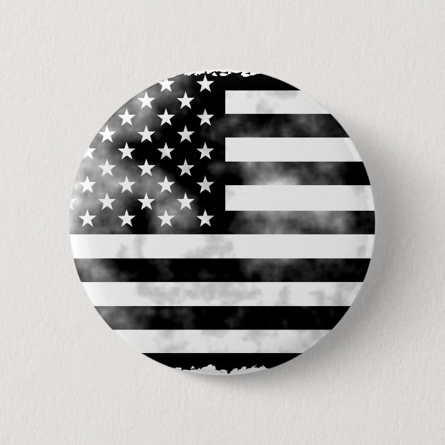 Grunge USA 6 Cm Round Badge (Front)