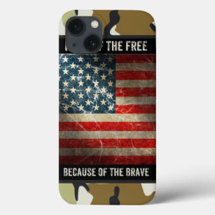 Grunge USA Flag, Camouflage iPad Mini Retina Case