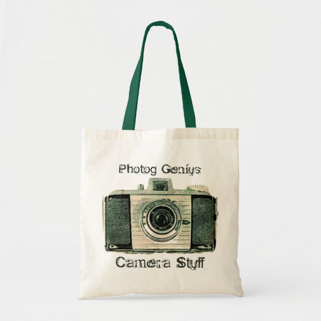 Grunge Vintage Camera Tote  Bag (Front)