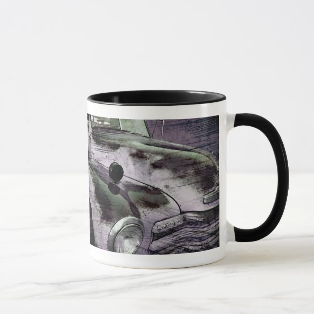 Grunge Vintage Chevy Pickup Ceramic Mug (Right)