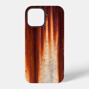 Grunge wall background with sags of rust iPhone 12 case