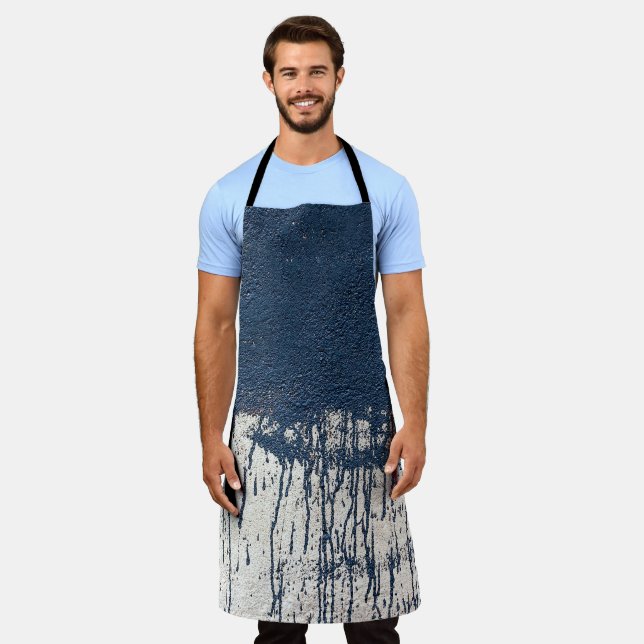 Grunge wall texture apron (Worn)