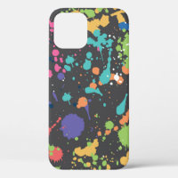 Grunge Watercolor: Colourful Spots Pattern.
