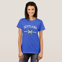 Grunge Worn Look Scotland Flag T-Shirt