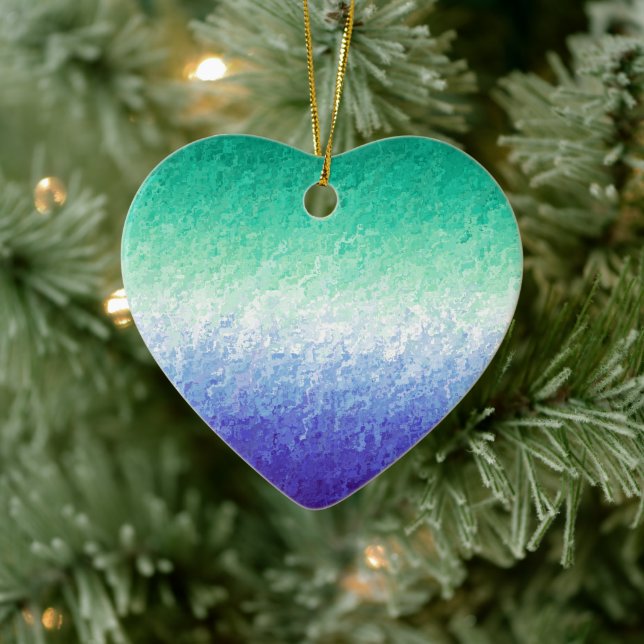 Grungy Abstract MLM Men Loving Men Pride Flag Ceramic Ornament (Tree)