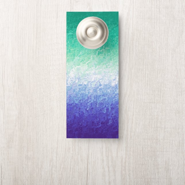 Grungy Abstract MLM Men Loving Men Pride Flag Door Hanger (On Knob)
