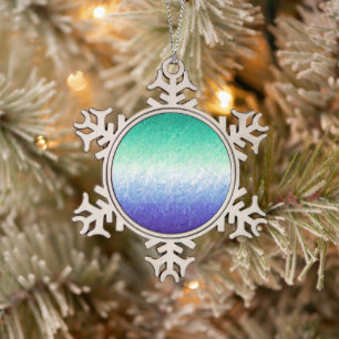 Grungy Abstract MLM Men Loving Men Pride Flag Snowflake Pewter Christmas Ornament