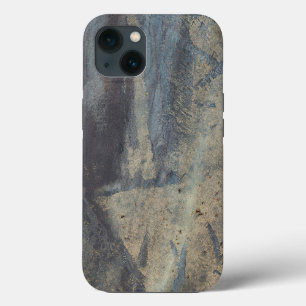 Grungy Abstract Slate Design iPhone 13 Case