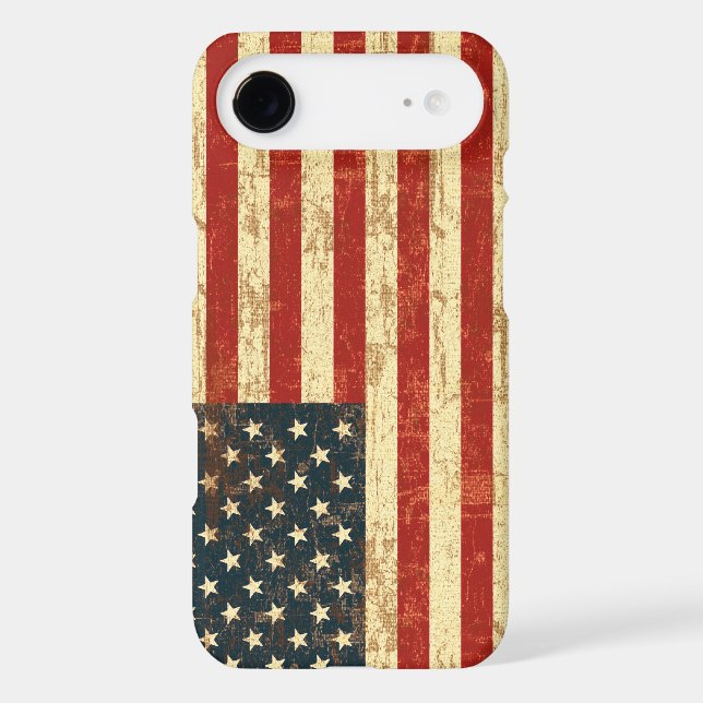 Grungy American Flag Case-Mate iPhone Case (Back)