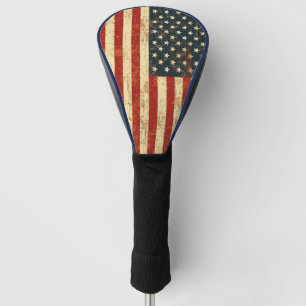 Grungy American Flag Golf Head Cover