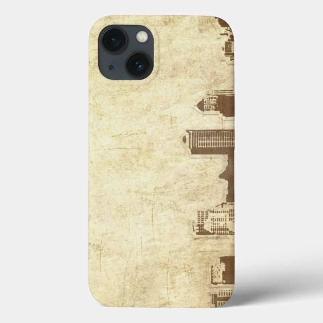 Grungy city background Case-Mate iPhone case (Back)