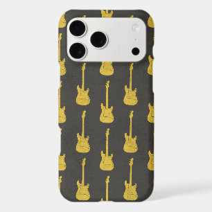Grungy Classic Electric Guitar Polkadot yellow