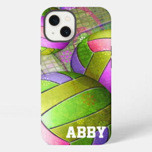 Grungy Girly Volleyball iPhone 13 Case