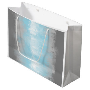Grungy Glitchy Funky Abstract Demiboy Pride Flag Large Gift Bag