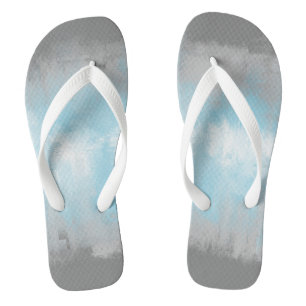 Grungy Glitchy Funky Abstract Demiboy Pride Flag Thongs