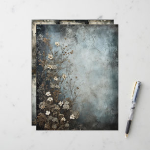 Grungy Gothic Winter Paper Craft Cardstock