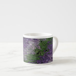 Grungy Groovy Funky Trippy Genderqueer Pride Espresso Cup