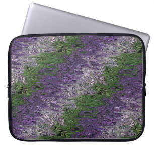 Grungy Groovy Funky Trippy Genderqueer Pride Laptop Sleeve