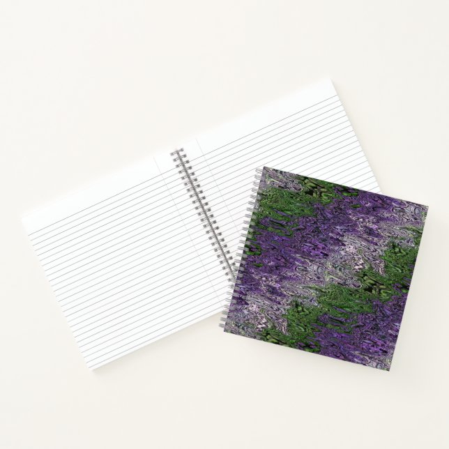 Grungy Groovy Funky Trippy Genderqueer Pride Notebook (Inside)