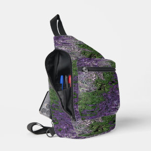 Grungy Groovy Funky Trippy Genderqueer Pride Sling Bag