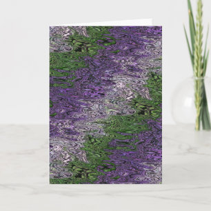 Grungy Groovy Funky Trippy Genderqueer Pride Thank You Card