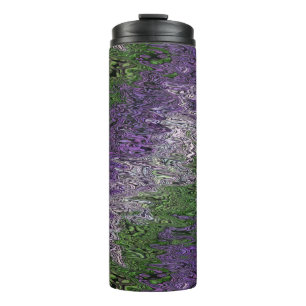 Grungy Groovy Funky Trippy Genderqueer Pride Thermal Tumbler