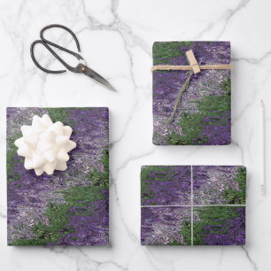 Grungy Groovy Funky Trippy Genderqueer Pride Wrapping Paper Sheet